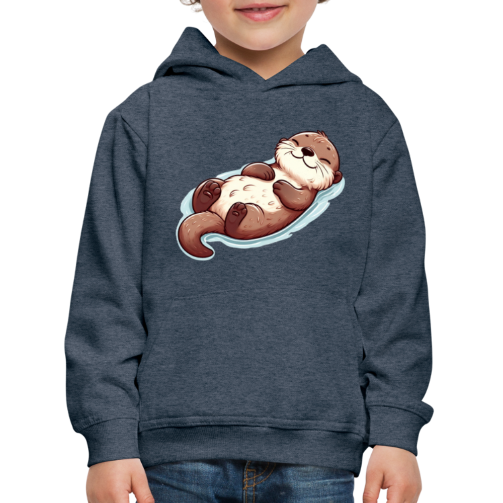 Kids' Premium Hoodie - heather denim