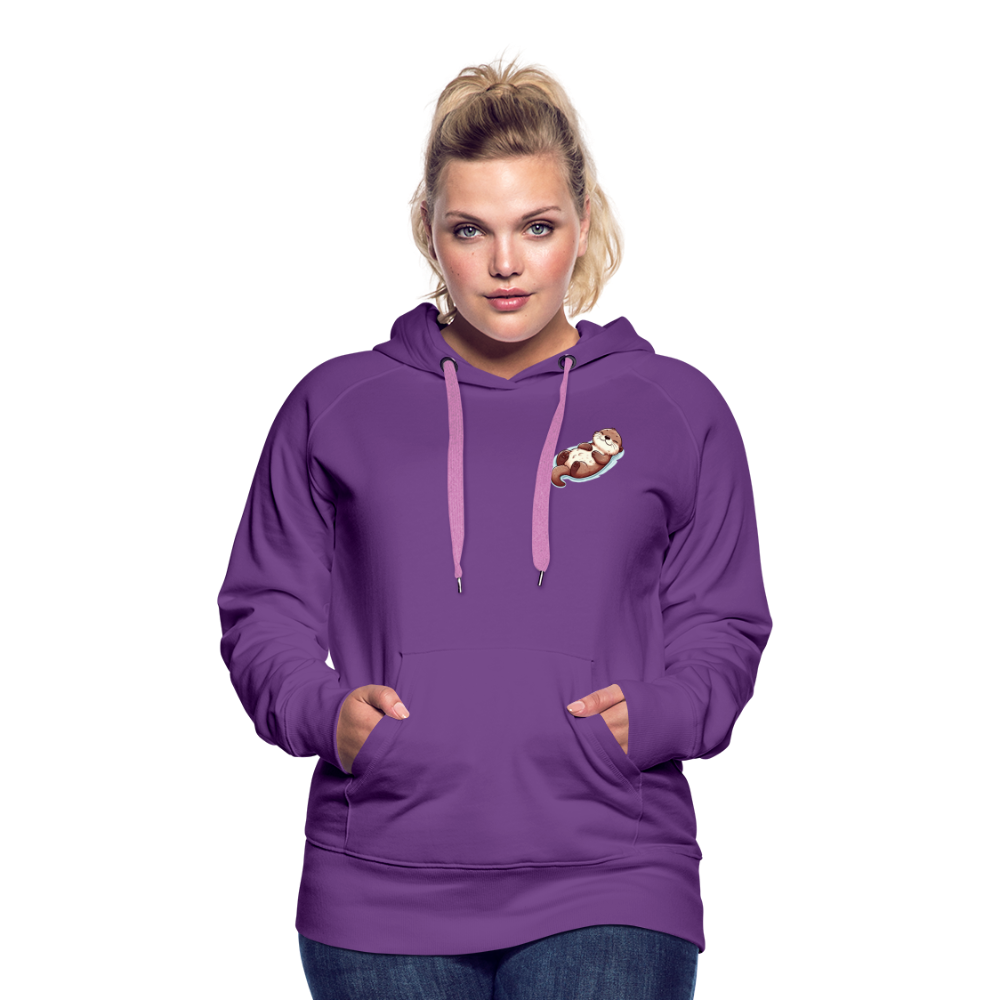Otter Hoodie - purple