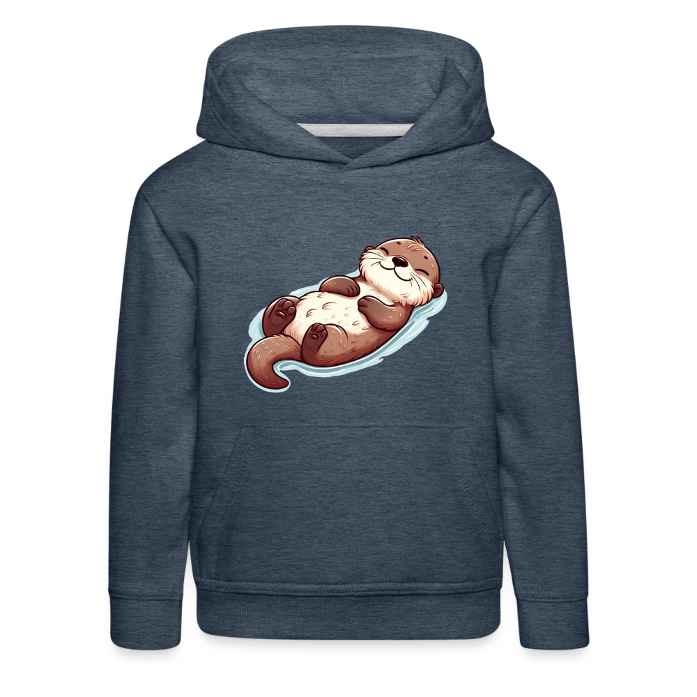 Kids' Premium Hoodie - heather denim