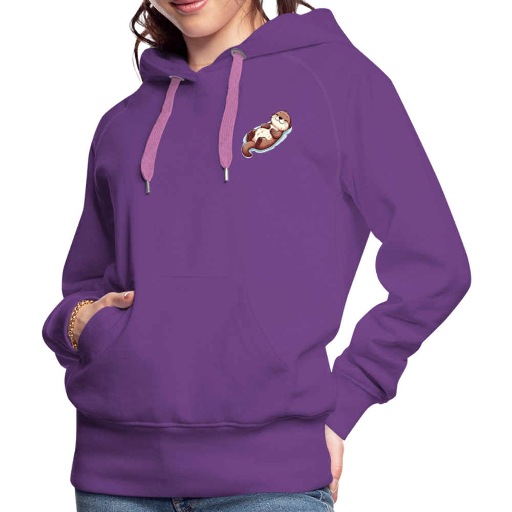 Otter Hoodie - purple